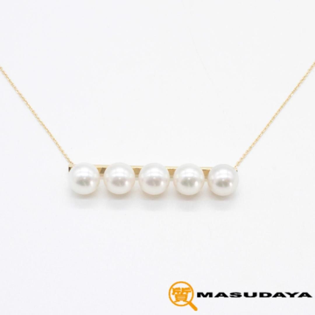 パール ネックレス 8.0mm K18YG【美品】