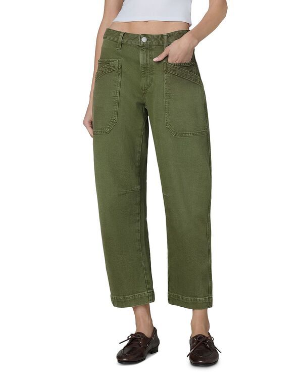ジョーズジーンズ レディース ボトムス デニムパンツ Joes Jeans The Double Pocket Barrel Jeans in Winter Moss Winter Moss
