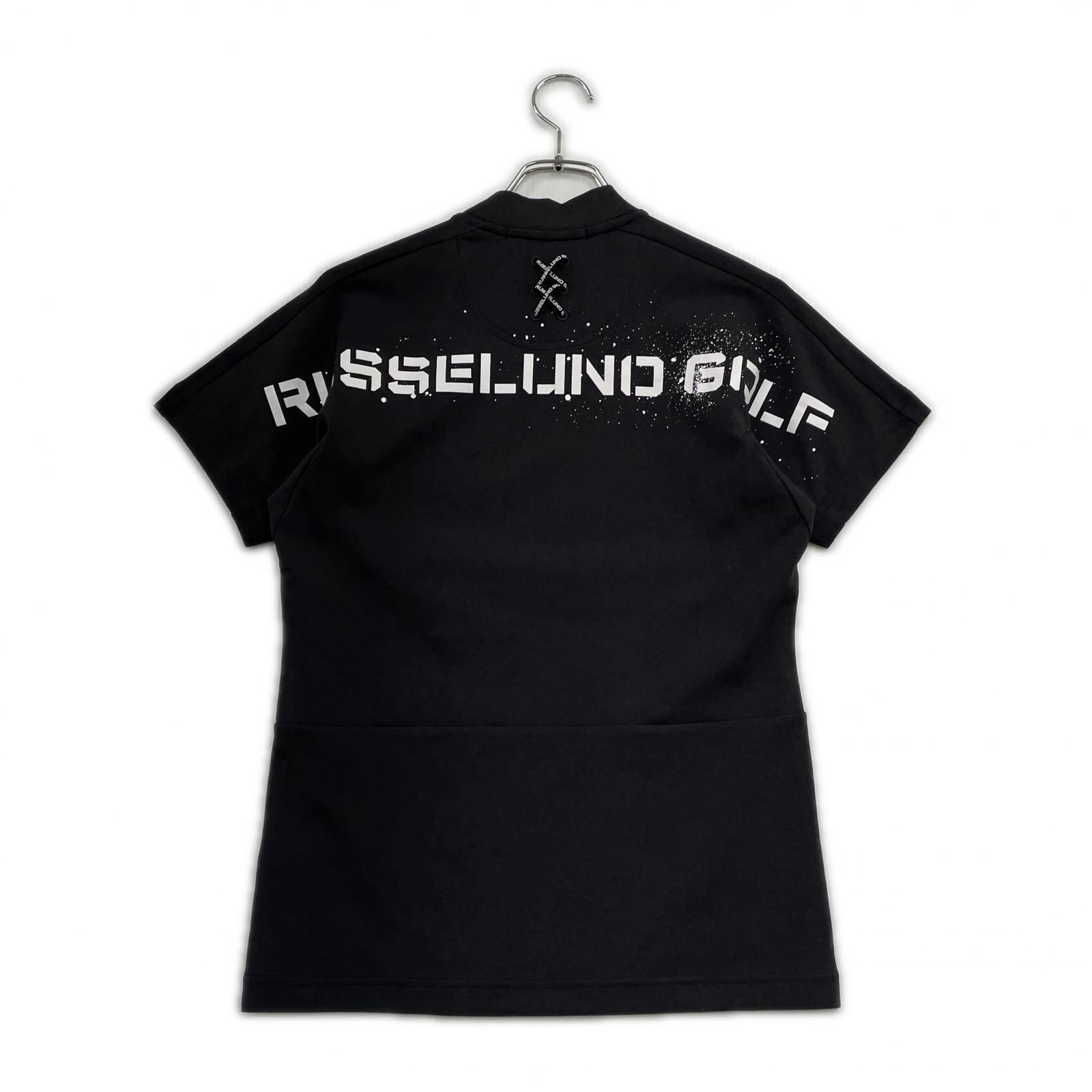 中古 レディース ラッセルノ RUSSELUNO 半袖シャツ 2(L) 黒 ブラック