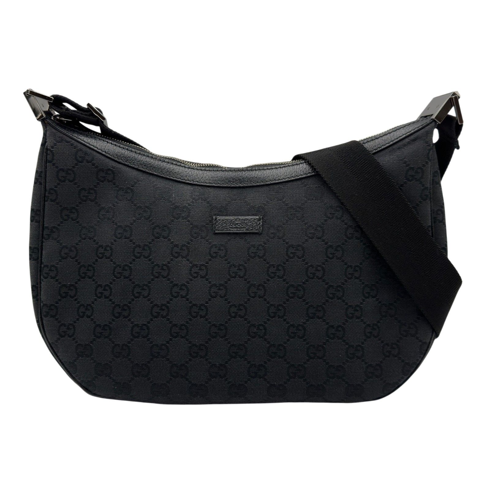 グッチ GUCCI GGキャンバス ショルダーバッグ 122790 ブラック GGキャンバス/レザー レディース ショルダーバッグ
