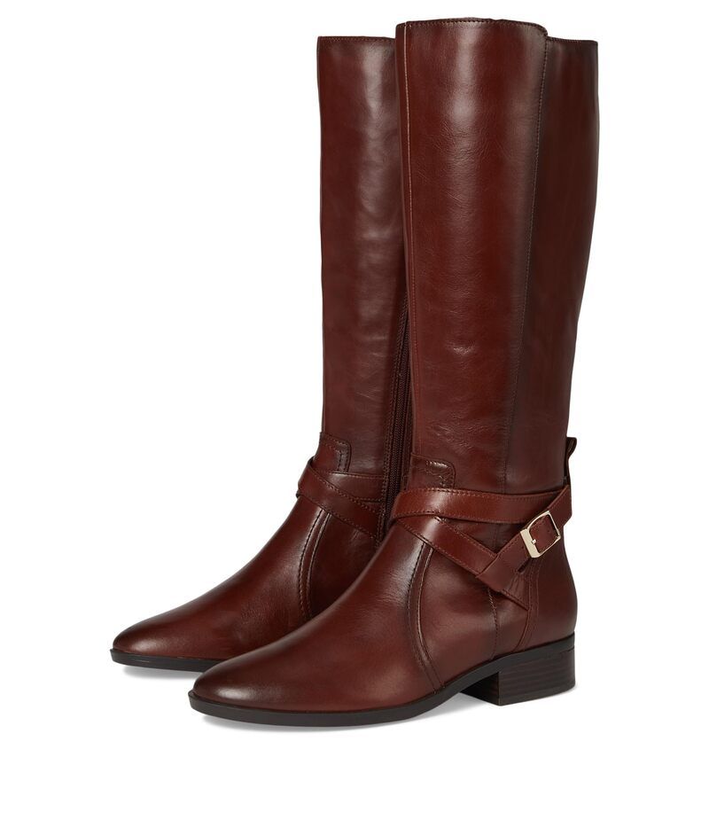 ナチュライザー レディース シューズ ブーツ・レインブーツ Naturalizerena2 Boots Deep Saddle Brown Leather ブラウン