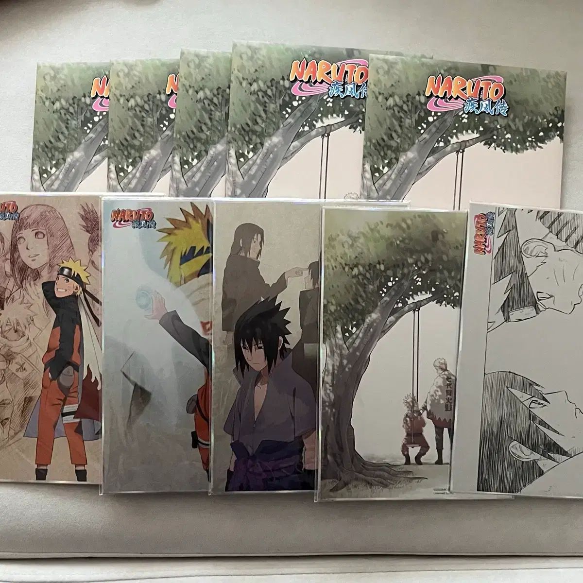(未開封) NARUTO -ナルト- 20周年 中国COOGI(クージー) I賞 イラストボード 5種 全種 まとめ