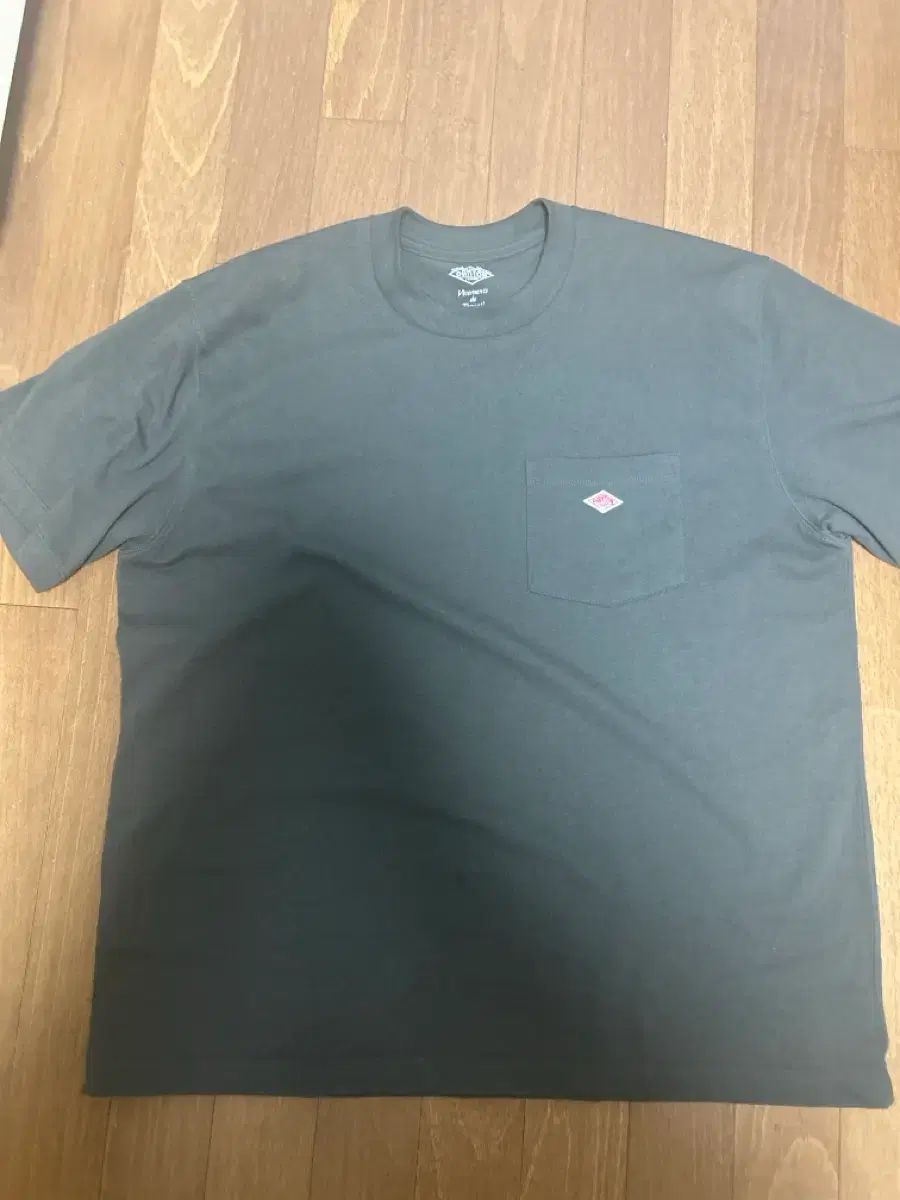 ダントン ポケット 半袖Tシャツ チャコール