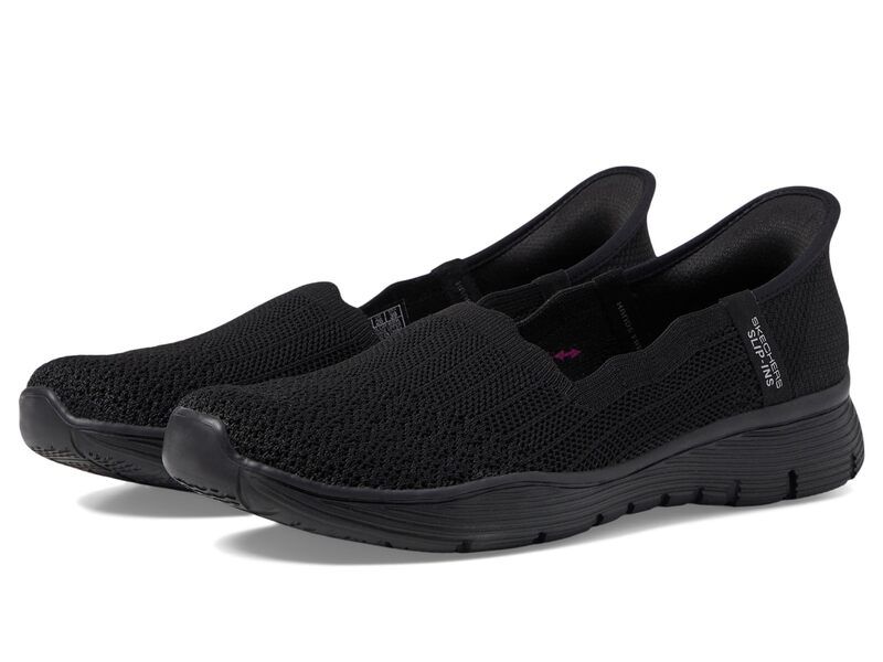 スケッチャーズ レディース シューズ サンダル SKECHERS Seager Believe It Hands Free SlipIns Black ブラック