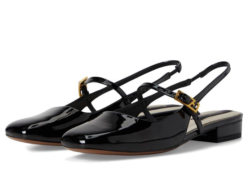 フランコサルト レディース シューズ スニーカー Franco Sarto Destin Black Patent ブラック