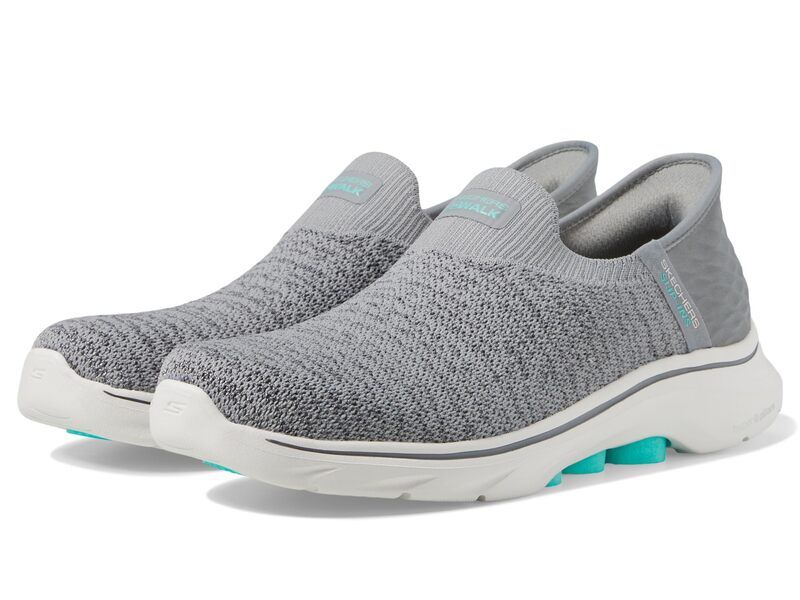 スケッチャーズ レディース シューズ スニーカー SKECHERS Performance Go Walk 7 Springtime Hands Free SlipIns Gray グレー