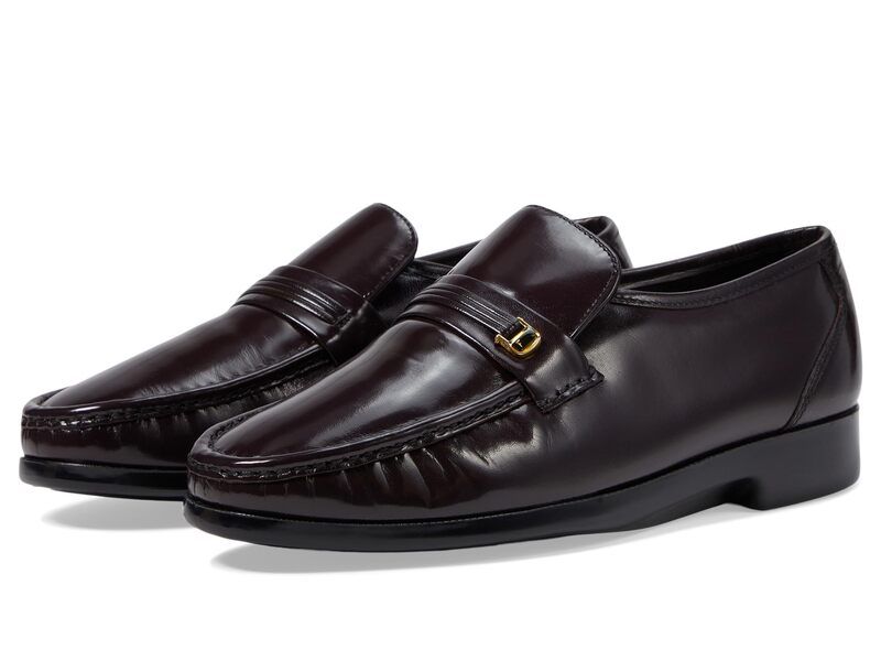 フローシャイム メンズ シューズ スリッポン・ローファー Florsheim Riva Burgundy Nappa バーガンディ