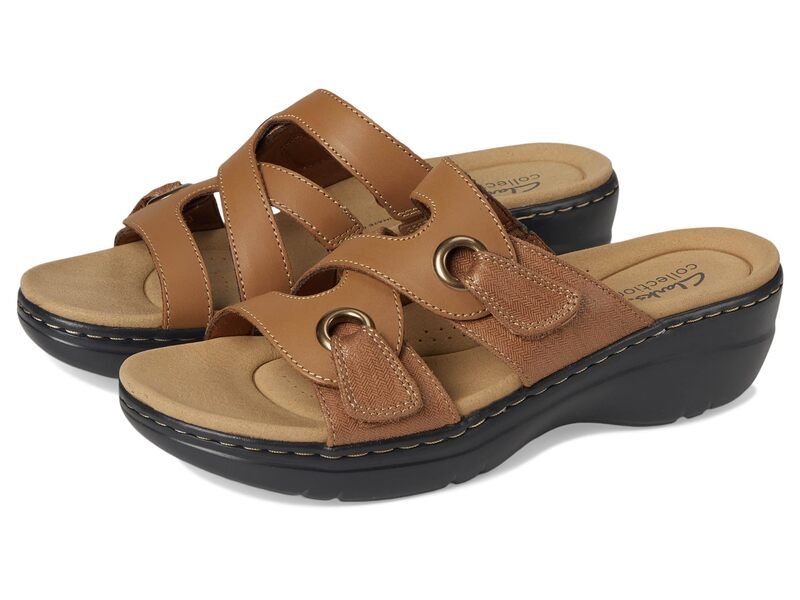 クラークス レディース シューズ ヒール Clarks Merliah 2 Cove Tan Leather タン
