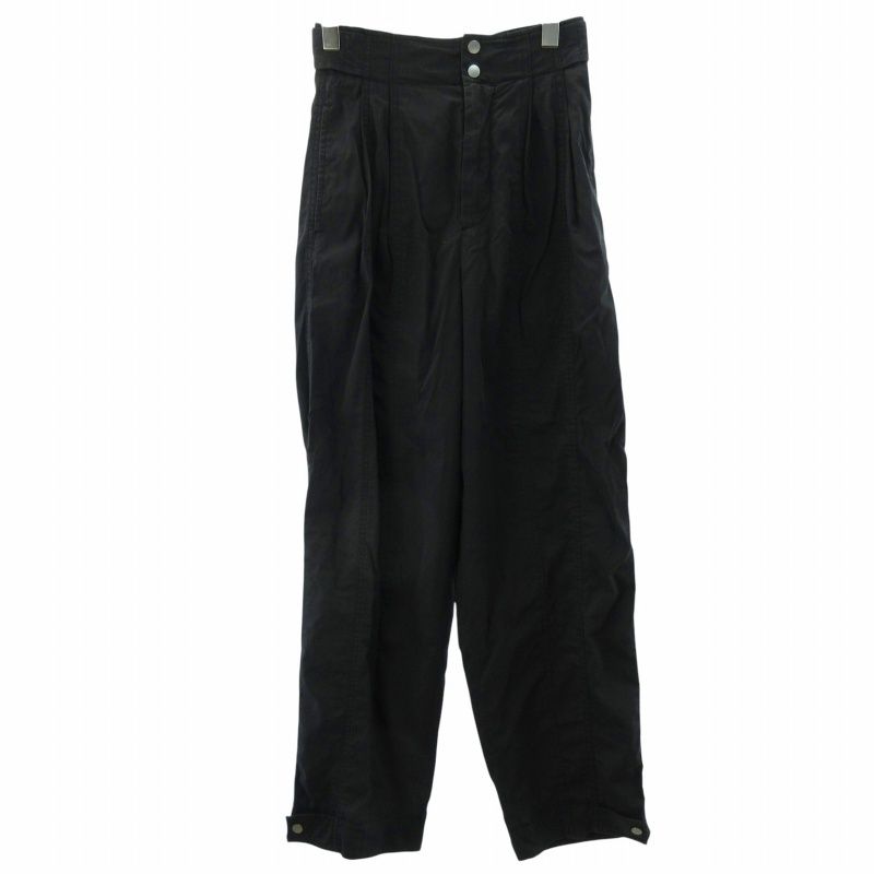 ボッテガヴェネタ BOTTEGA VENETA 23SS ワークパンツ アジャスター 黒 ブラック 42 約M 679434 VA5Y0