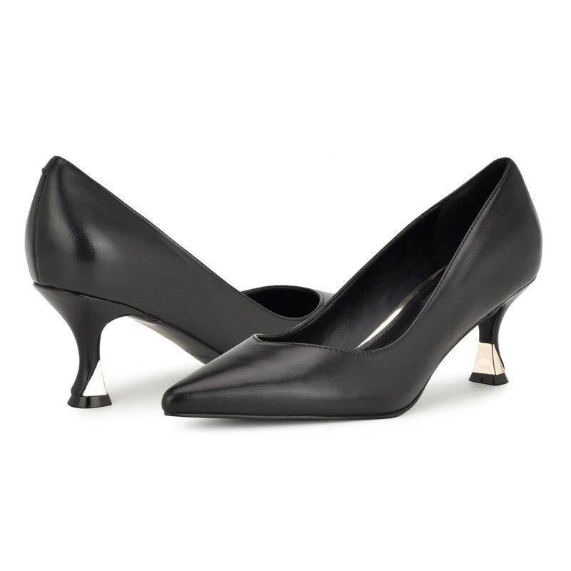 ナインウェスト レディース シューズ ヒール Nine West Ariella Black Leather ブラック