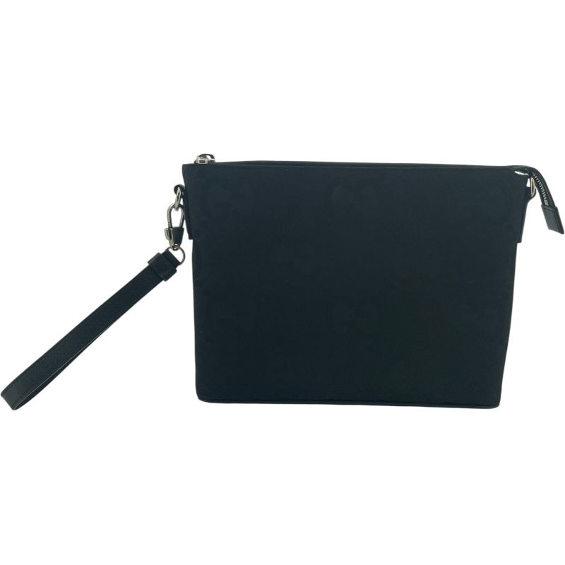グッチ GUCCI ジャンボGG クラッチバッグ 739668 ブラック ジャンボGG