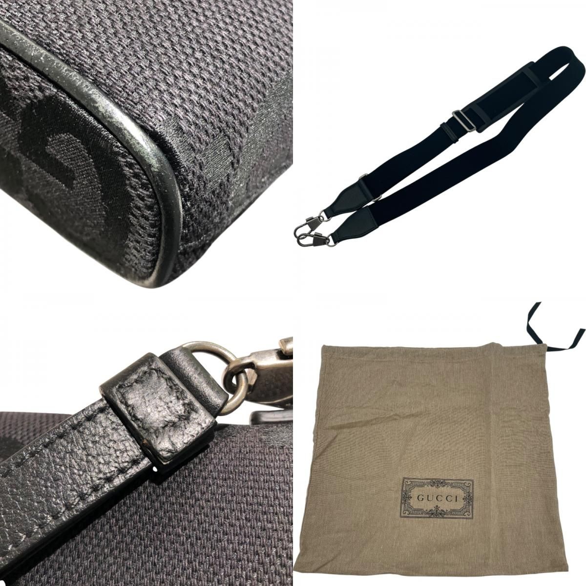 グッチ GUCCI ジャンボGG クラッチバッグ 739668 ブラック ジャンボGG