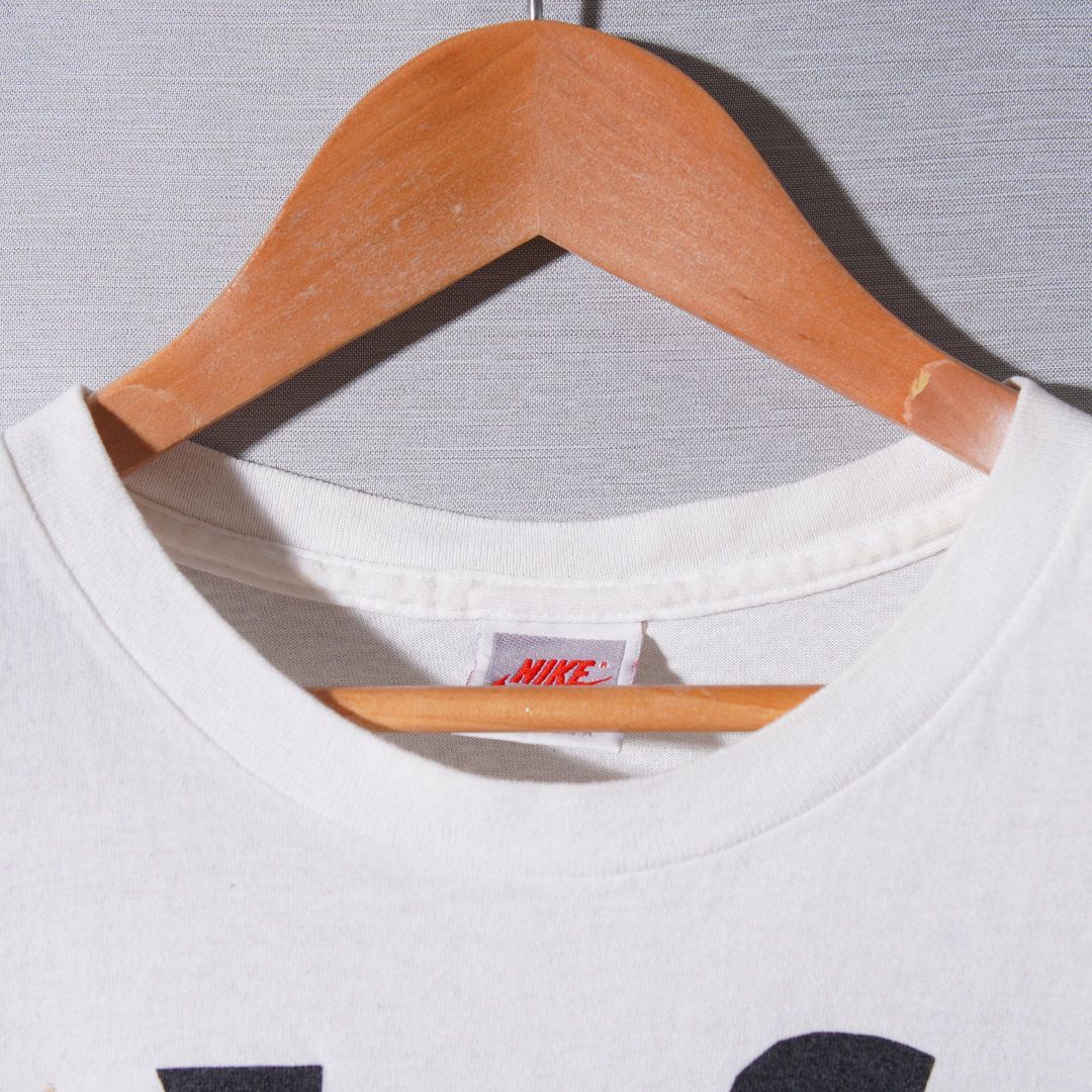 90s USA製 銀タグ ナイキ NIKE Tシャツ XL 相当 ホワイト シングル