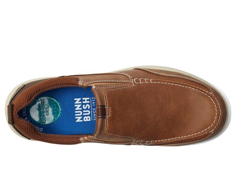 ノンブッシュ メンズ シューズ スリッポン・ローファー Nunn Bush Conway Casual SlipOn Tan タン