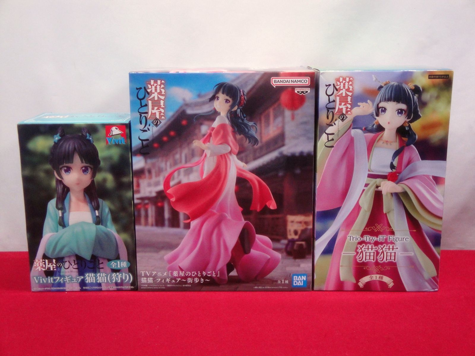 薬屋のひとりごと オーバーロード 美少女 フィギュア 15個セット カメ】【未開封品】オーバーロード 魔女の旅々 薬屋のひとりごと