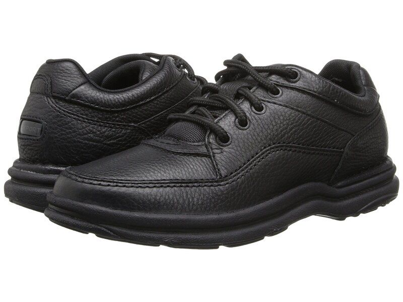 ロックポート メンズ シューズ オックスフォード Rockport World Tour Classic Black Tumbled L ブラック