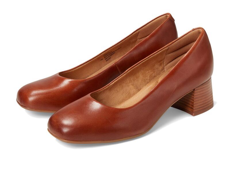 コンフォーティバ レディース シューズ ヒール Comfortiva Peach Cork Brown ブラウン
