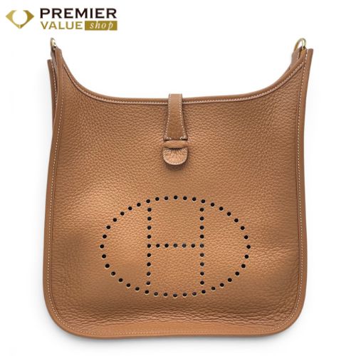 エルメス エヴリン3 PM ゴールド トリヨンクレマンス ゴールド金具 K刻印