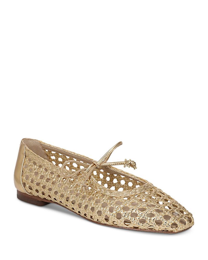 サムエデルマン レディース シューズ パンプス Sam Edelman Womens Marcie Flats Amber Gold アンバー