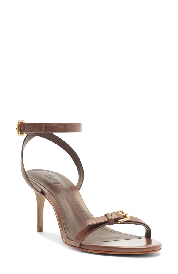 シュッツ レディース シューズ ヒール サンダル アンクル Schutz Aurora Mid Ankle Strap Sandal Root Brown ブラウン
