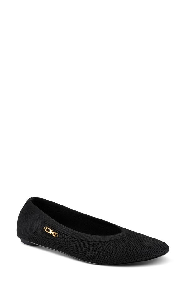 ダナ キャラン ニューヨーク レディース シューズ パンプス ニット DKNY Avery Knit Ballet Flat Black ブラック