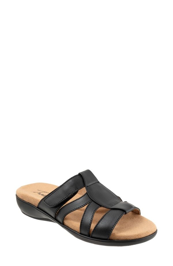 トロッターズ レディース シューズ ヒール サンダル Trotters Ramona Slide Sandal Black ブラック