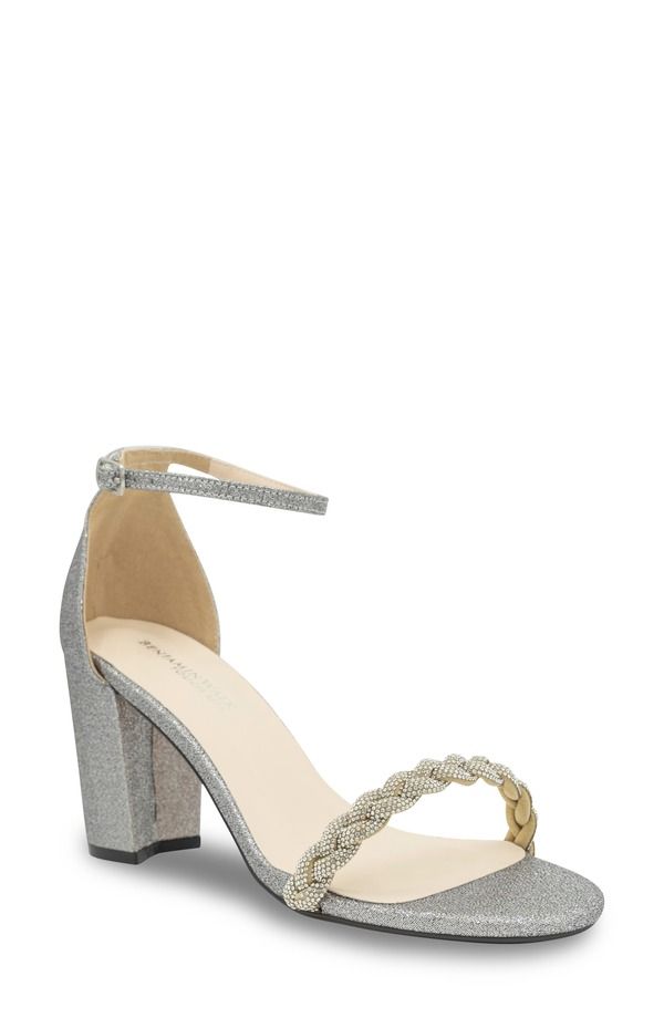 タッチアップ レディース シューズ ヒール サンダル アンクル Touch Ups Whitney Ankle Strap Sandal Pewter ピューター