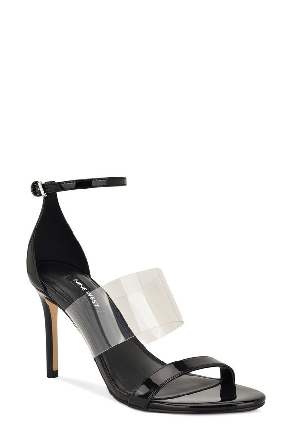 ナインウェスト レディース シューズ ヒール サンダル アンクル Nine West Vallie Ankle Strap Sandal Black ブラック