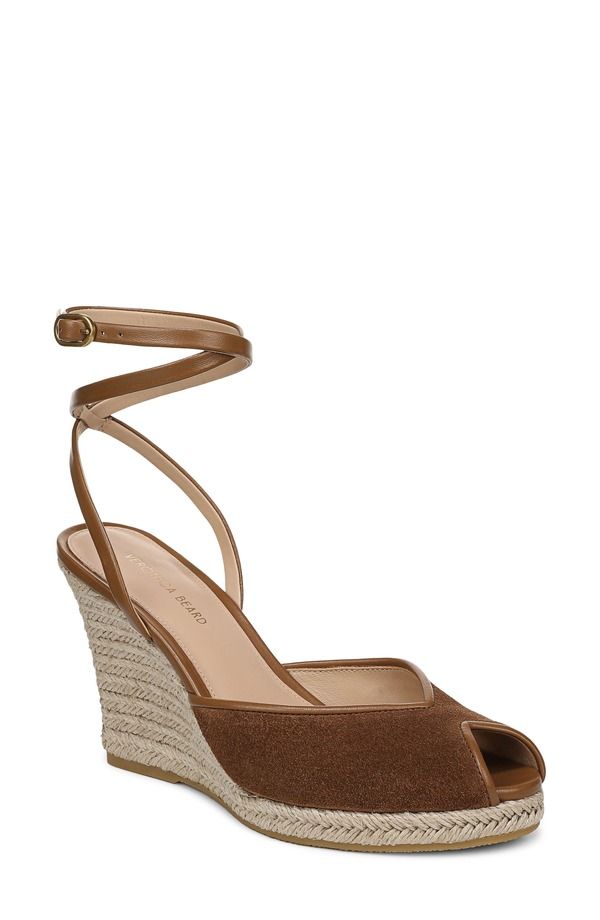 ヴェロニカ ベアード レディース シューズ ヒール サンダル アンクル Veronica Beard Pasinankle Strap Wedge Sandal Chestnut