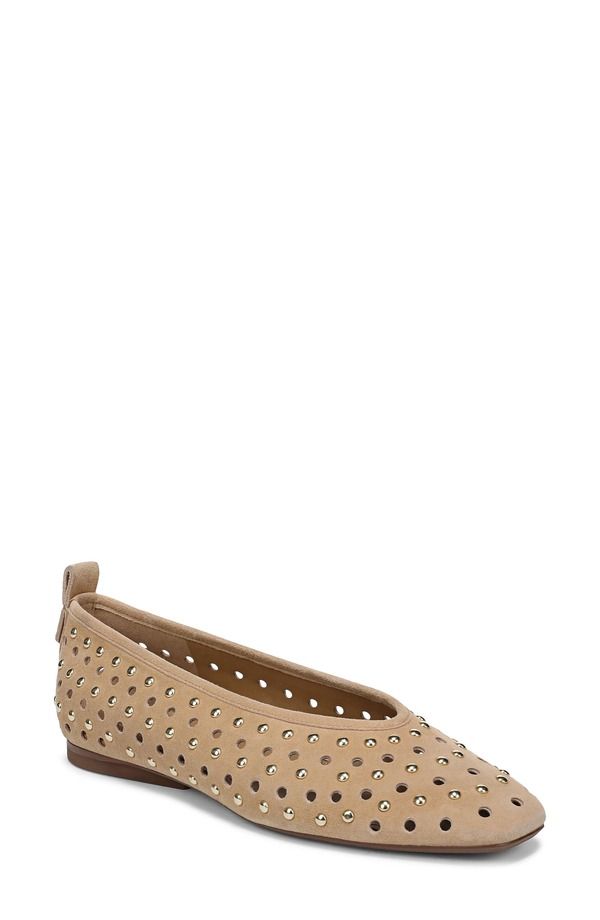 27 エディット ナチュラライザー レディース シューズ パンプス 27 EDIT Naturalizer Carla Perforated Studded Flat Dune Dust