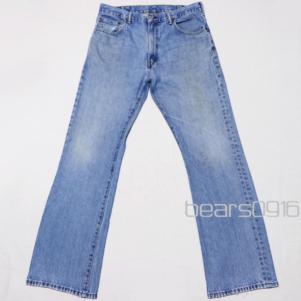 【517デカ履き】リーバイス 517 ブーツカット デニムパンツ メンズ W38 XXL相当 美品 濃紺 Levi's 2017年製 フレア ジーンズ コットン100% ビッグサイズ