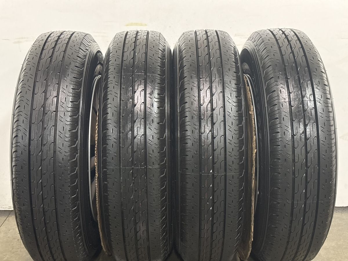 日産nv200バネット 新車外し175/80R14 ブリヂストンエコピア4本 2025年製 新車外し品】ニッサン NV200バネット 純正 14in 5J +45