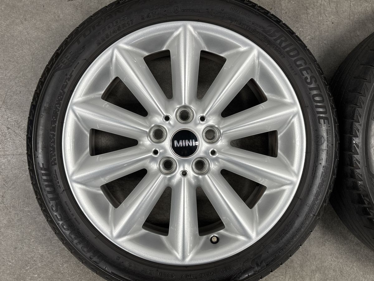 225/45R17 サマータイヤ MINIクラブマン F54 純正ホイール 4本 正規品】MINI ミニ F54 クラブマン 純正 17in 7.5J +54 PCD112