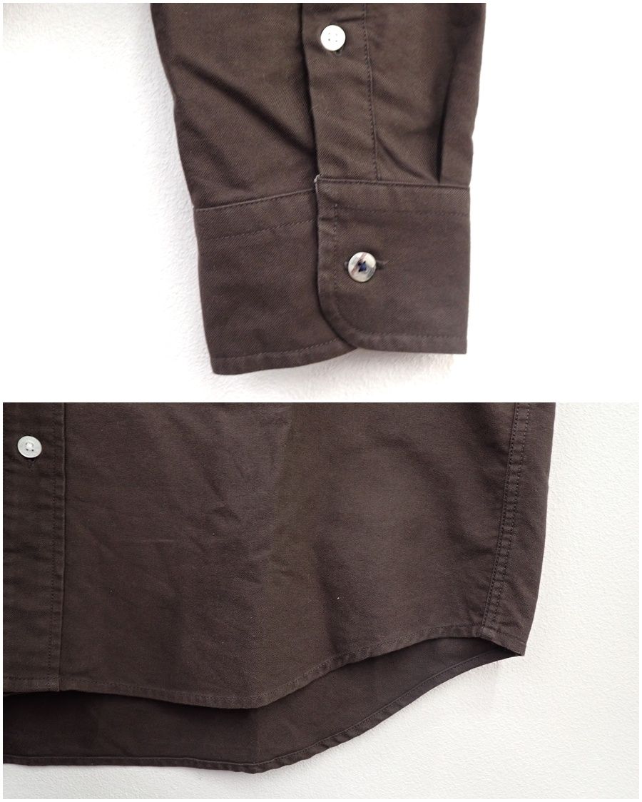 BLACK LABEL CRESTBRIDGE ブラウン長袖シャツ L ☆8488☆BLACK LABEL CRESTBRIDGE ブラックレーベル クレストブリッジ