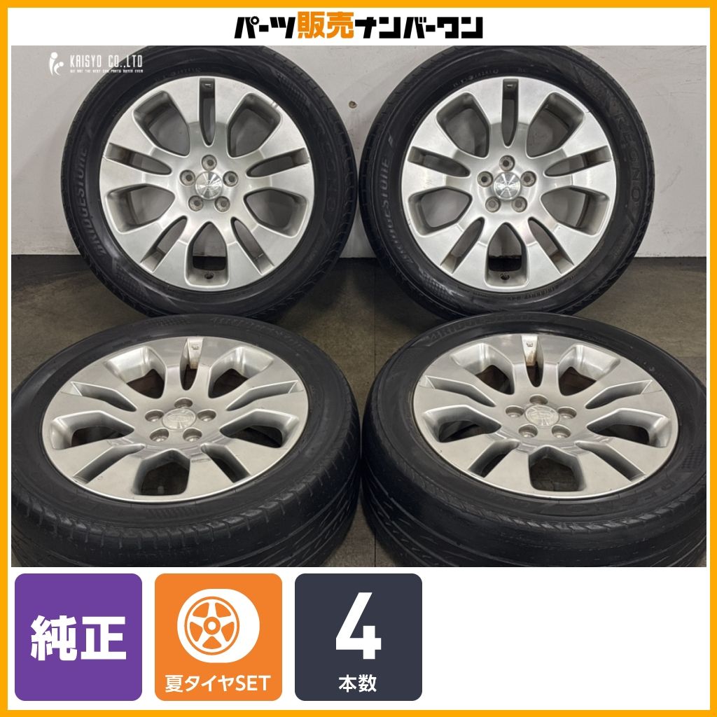 バリ山★スバル純正　アウトバック　215/55R17　ブリヂストン　安心調整済み エコピア　PCD100　夏タイヤ ホイールのみ販売可能】スバル BP レガシィアウトバック 純正 17in 7J