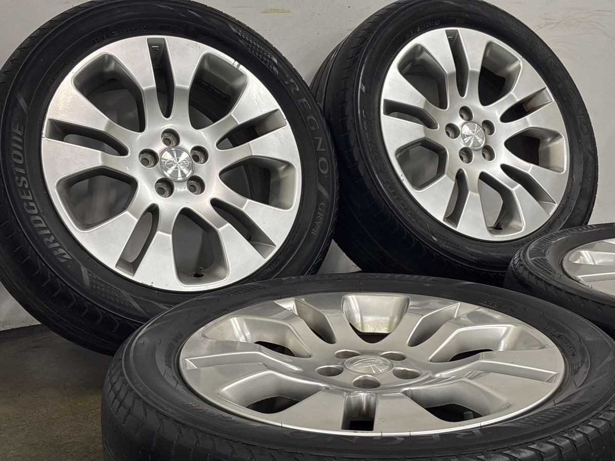 【スバル レガシィ アウトバック 純正ホイール 17インチ7J5HPCD100+48】【BS REGNO GR-XT 215/55R17】 フォレスター流用可　(TG137) クレジットカード QR決済可能 ホイールのみ販売可能】スバル BP レガシィアウトバック 純正 17in 7J