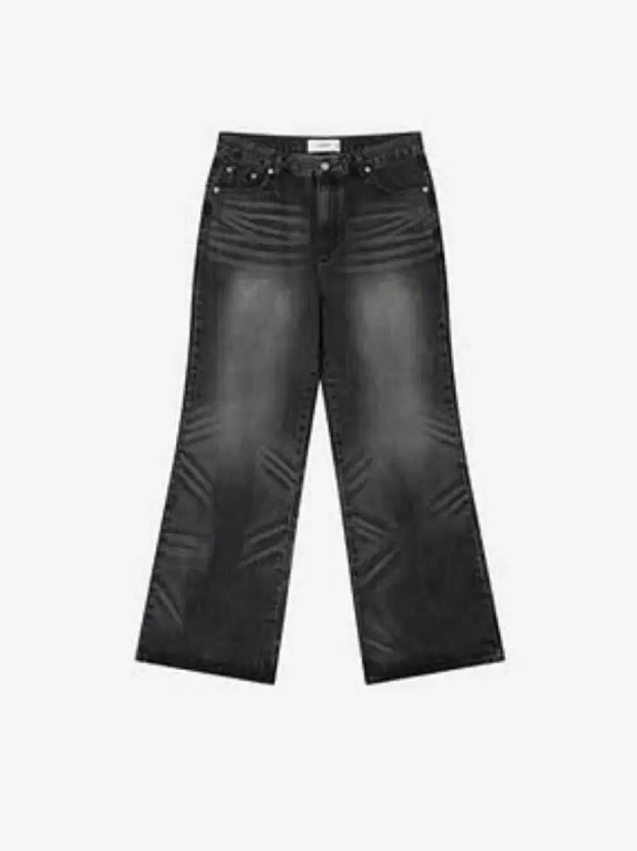 24ss フレア デニム ブラック 1
