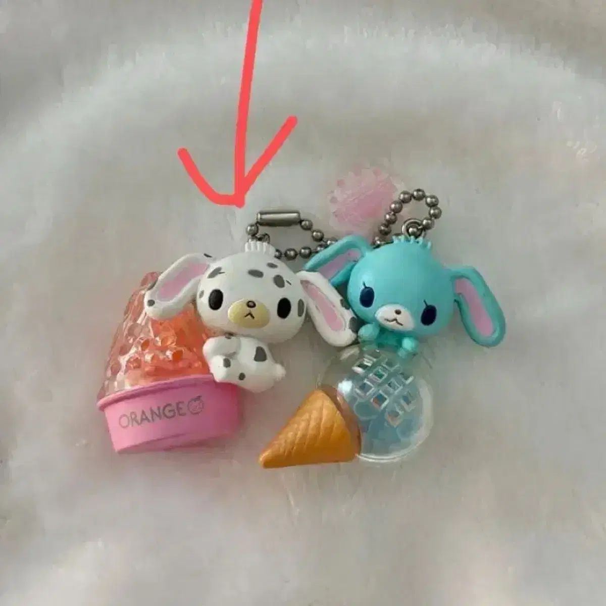 シュガーバニー 초레어 고전 부치우사 キーホルダー