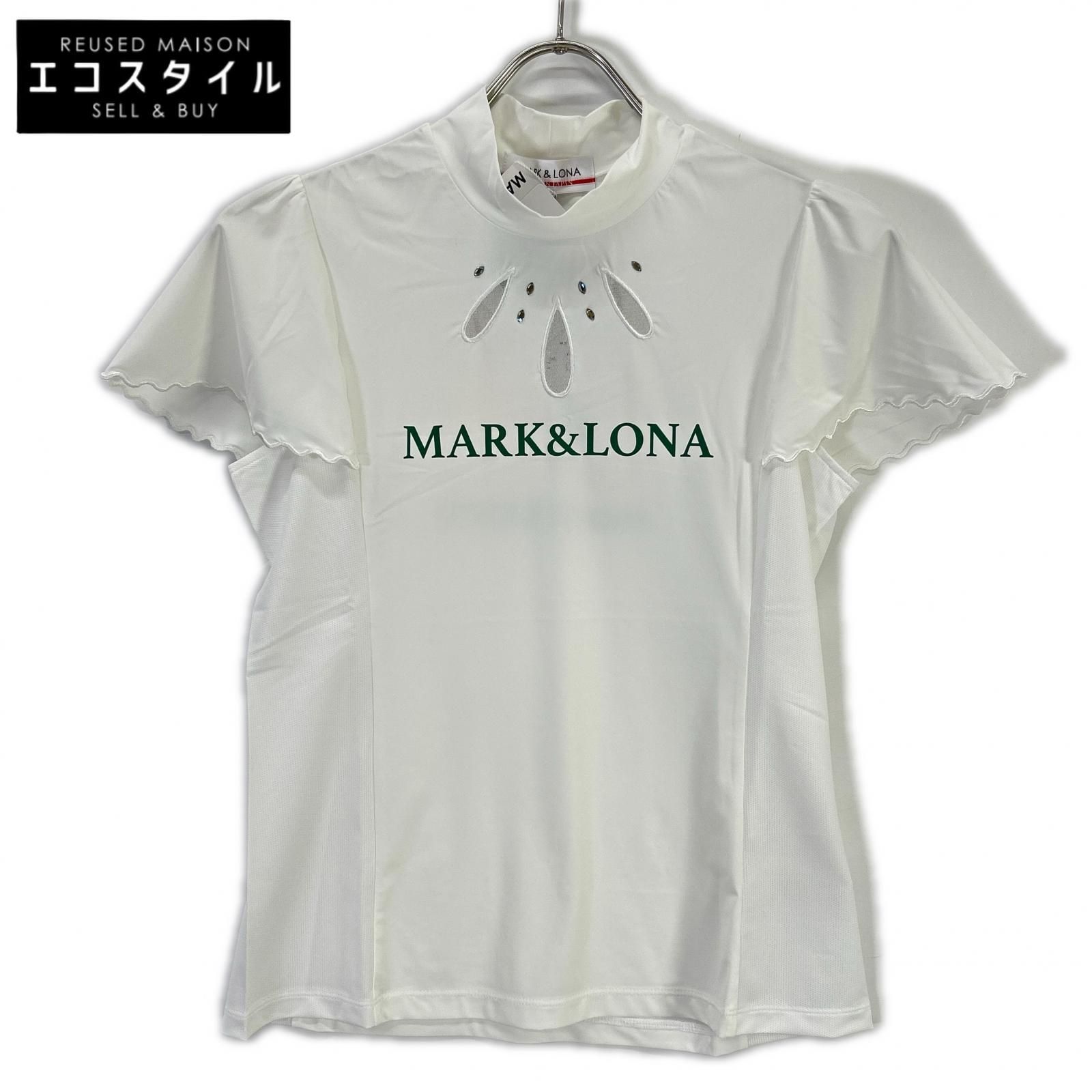 MARK&LONA モックネック M ホワイト MARK&LONA マークアンドロナ ホワイト モックネック カットソー 38
