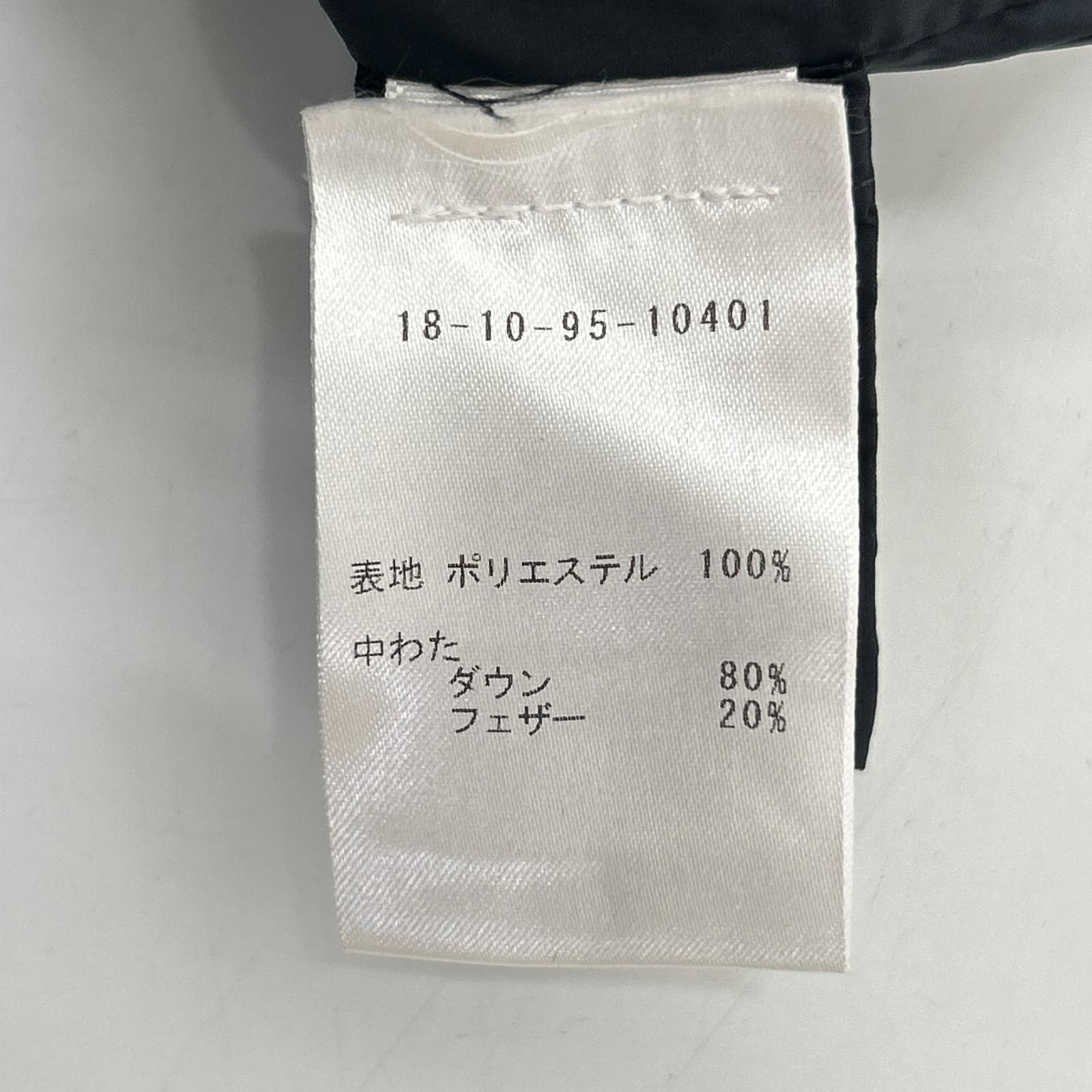 JAMES PERSE ジェームスパース ブラック×ネイビー ダウン ベスト 0