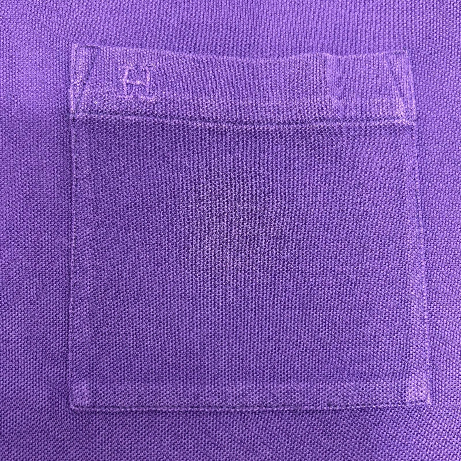 HERMES エルメス パープル ポロシャツ XL - メルカリ