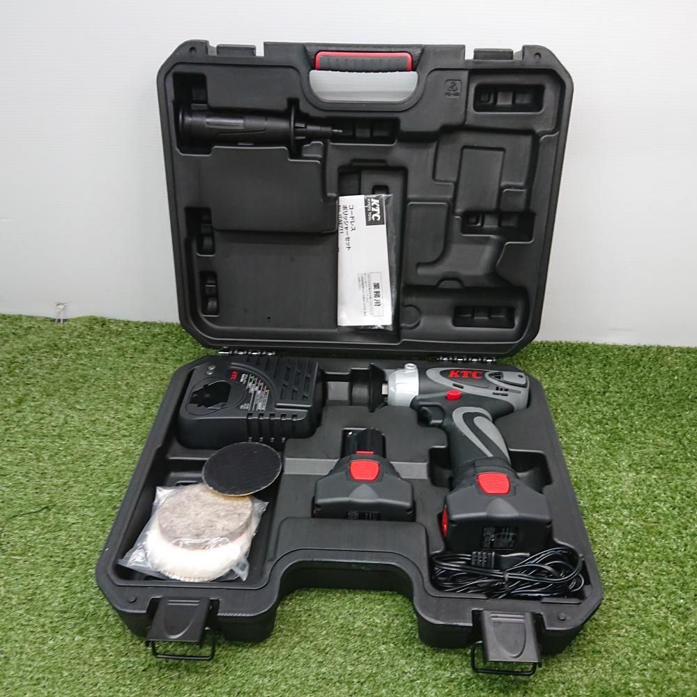 中古品】KTC JTAE711 コードレスポリッシャーセット 14.4V [6762 