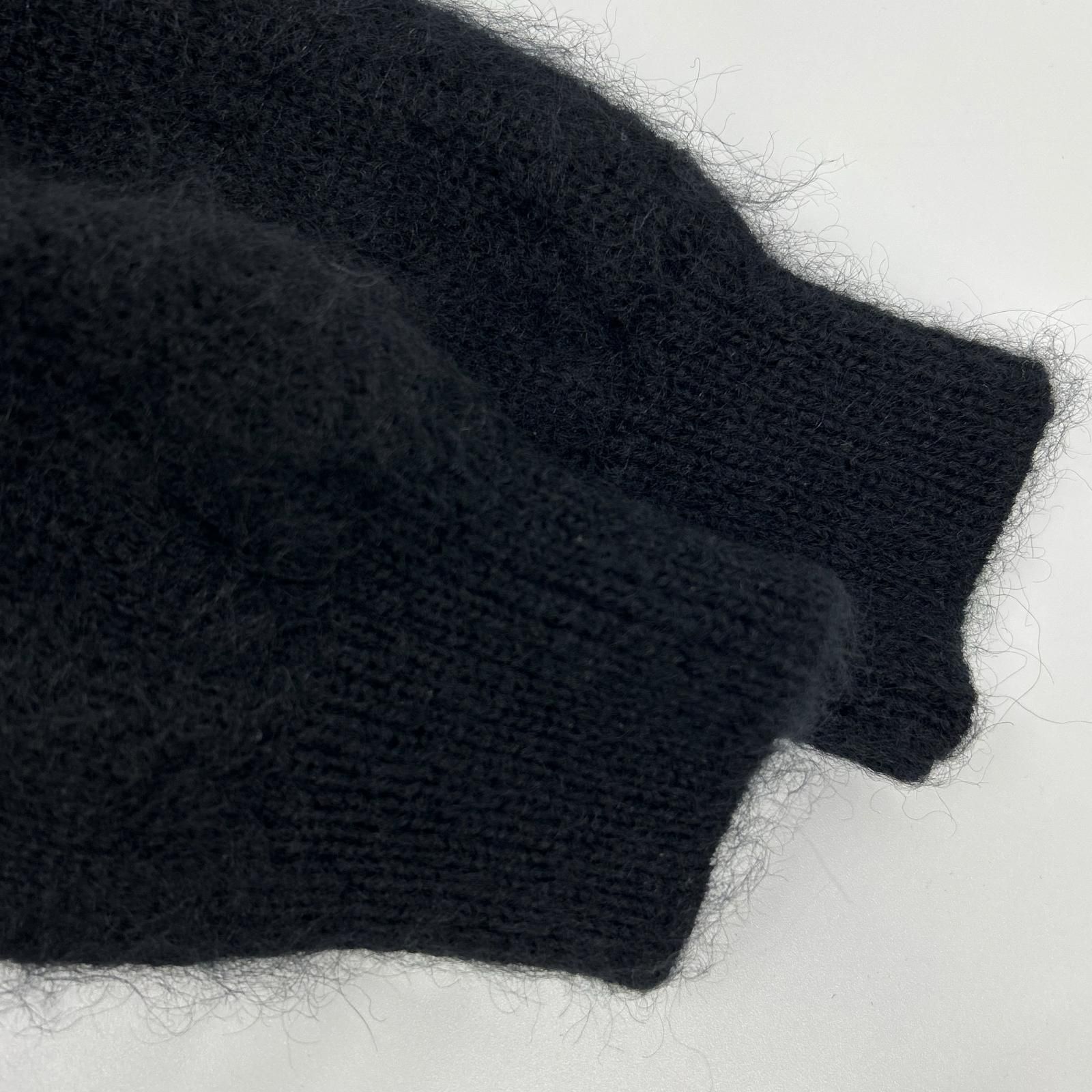 BATONER バトナー BN-22FW-065 ブラック モヘヤ100 PURE MOHAIR