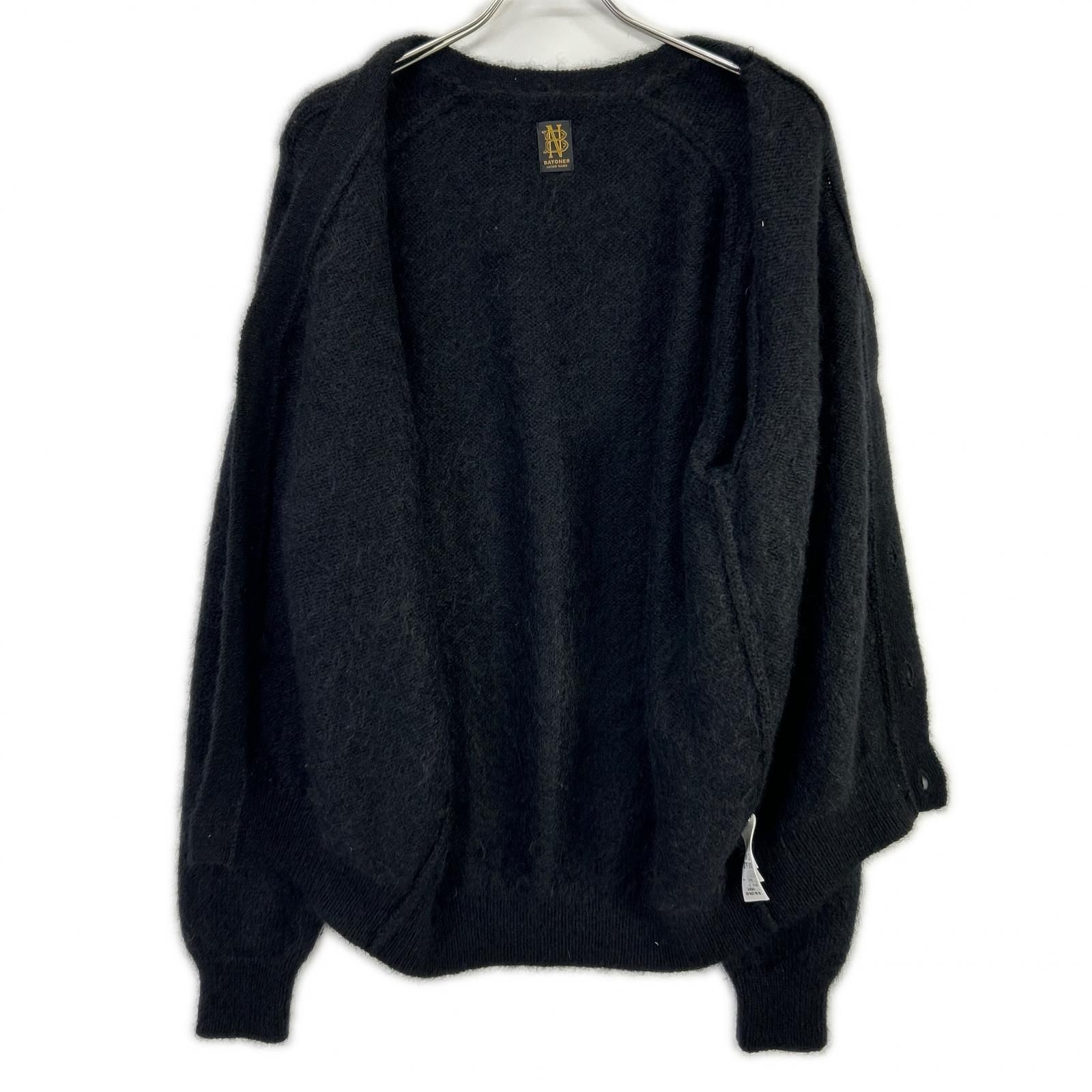 BATONER バトナー BN-22FW-065 ブラック モヘヤ100 PURE MOHAIR