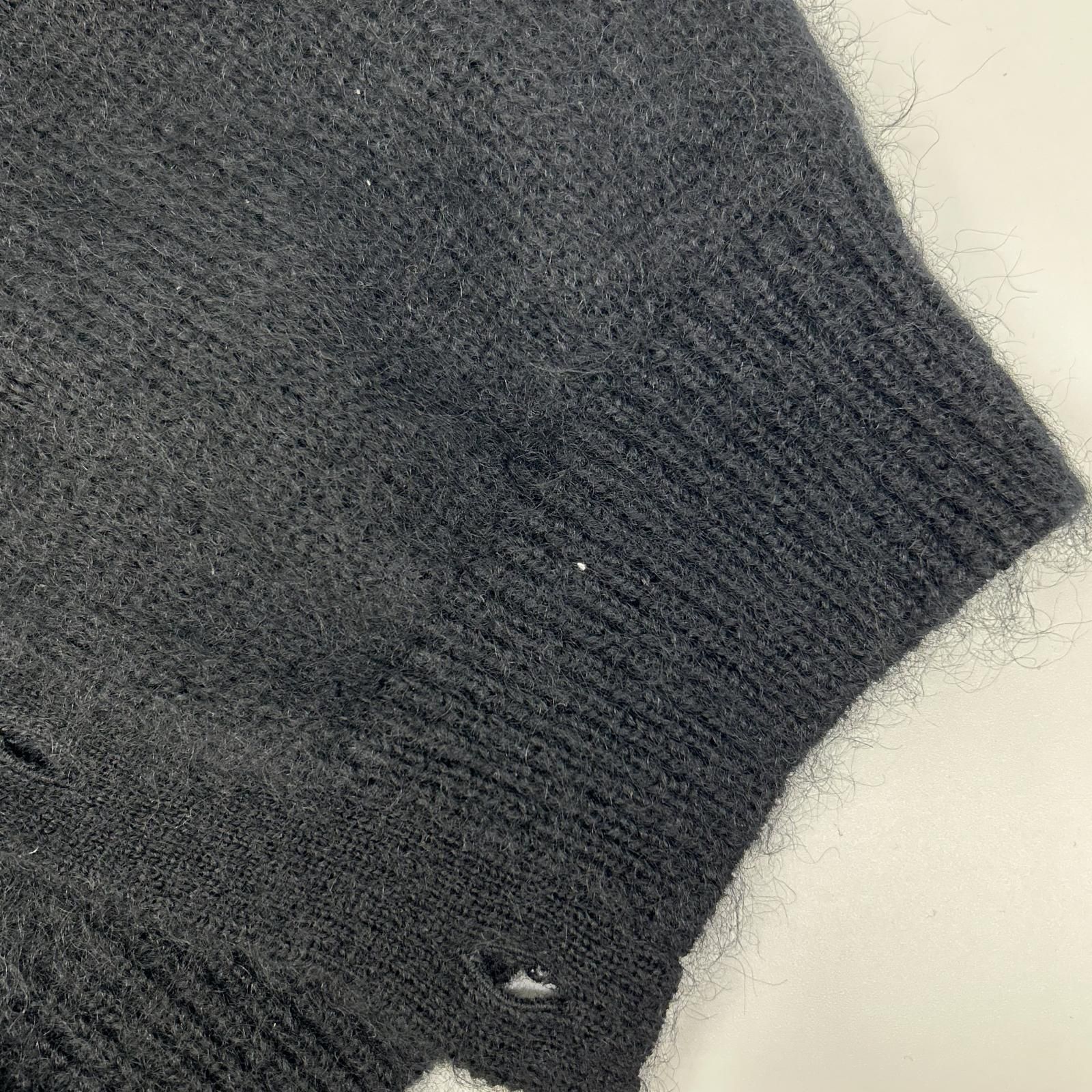 BATONER バトナー BN-22FW-065 ブラック モヘヤ100 PURE MOHAIR