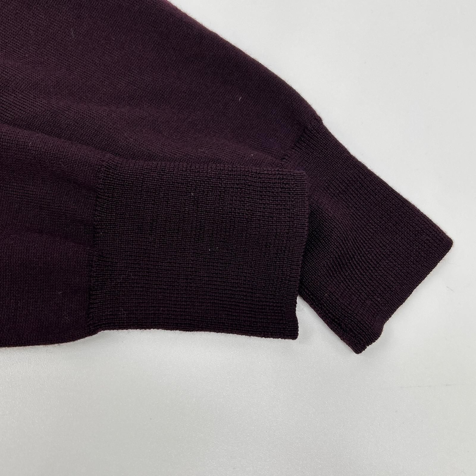 DRIES VAN NOTEN ドリスヴァンノッテン ボルドー×ブラック バイカラー