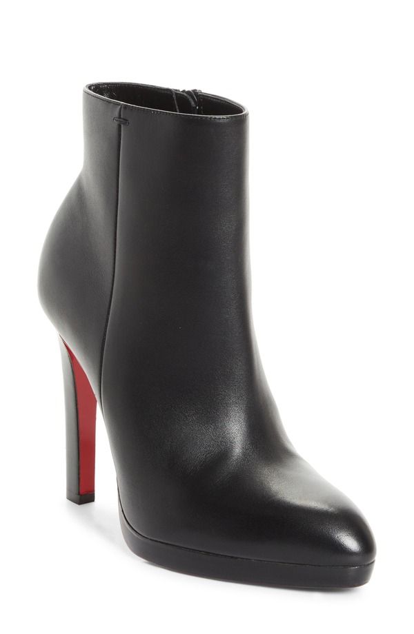クリスチャン・ルブタン レディース シューズ ブーツ・レインブーツ Christian Louboutin Fannylove Bootie Black Black ブラック
