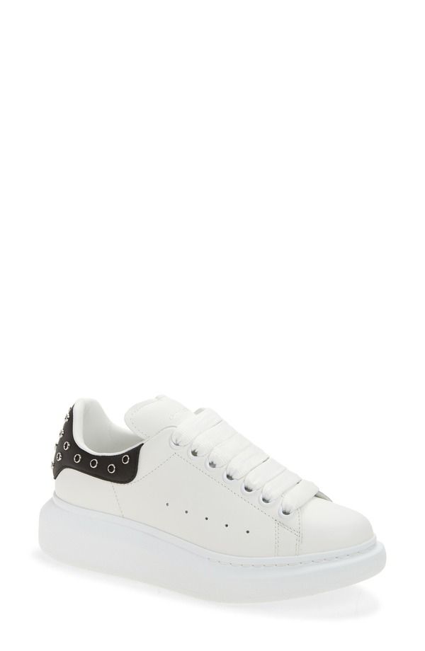 マックイーン レディース シューズ スニーカー McQueen Grommet Ring Oversize Sneaker White ホワイト