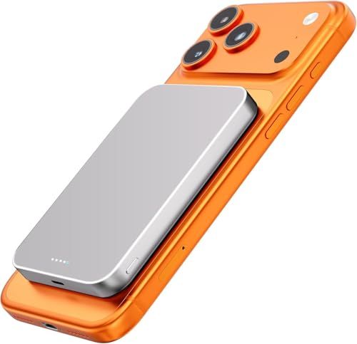 【業界初のチタン金属・14mmの超薄型】Catmart Magsafe対応 10000mAh 軽量 PD20W急速充電 マグネット式 ワイヤレス充電器 スマホ充電器 大容量 両台同時充電 Type-C入出力兼用 マグセーフ充電器 iPhone Air/17ｍａ