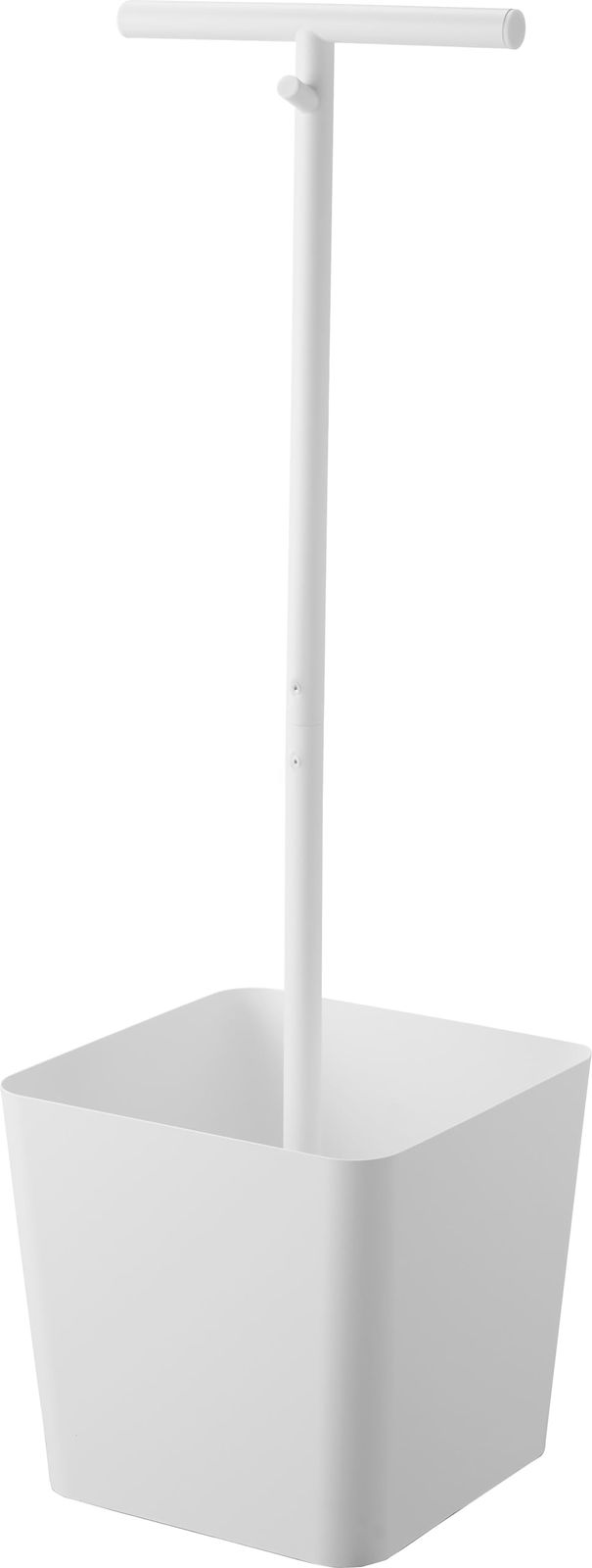 山崎実業(Yamazaki) 収納付き ランドセルスタンド ホワイト W31×D31×H100.2cm タワー tower 収納バスケット 学用品 まとめて収納 フック付き 10598ｍａ